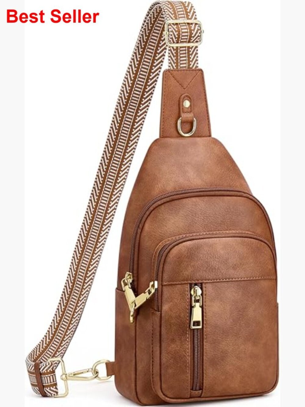 Anti Theft Crossbody Bag RFID Sling Vegan Leather Travel Purse